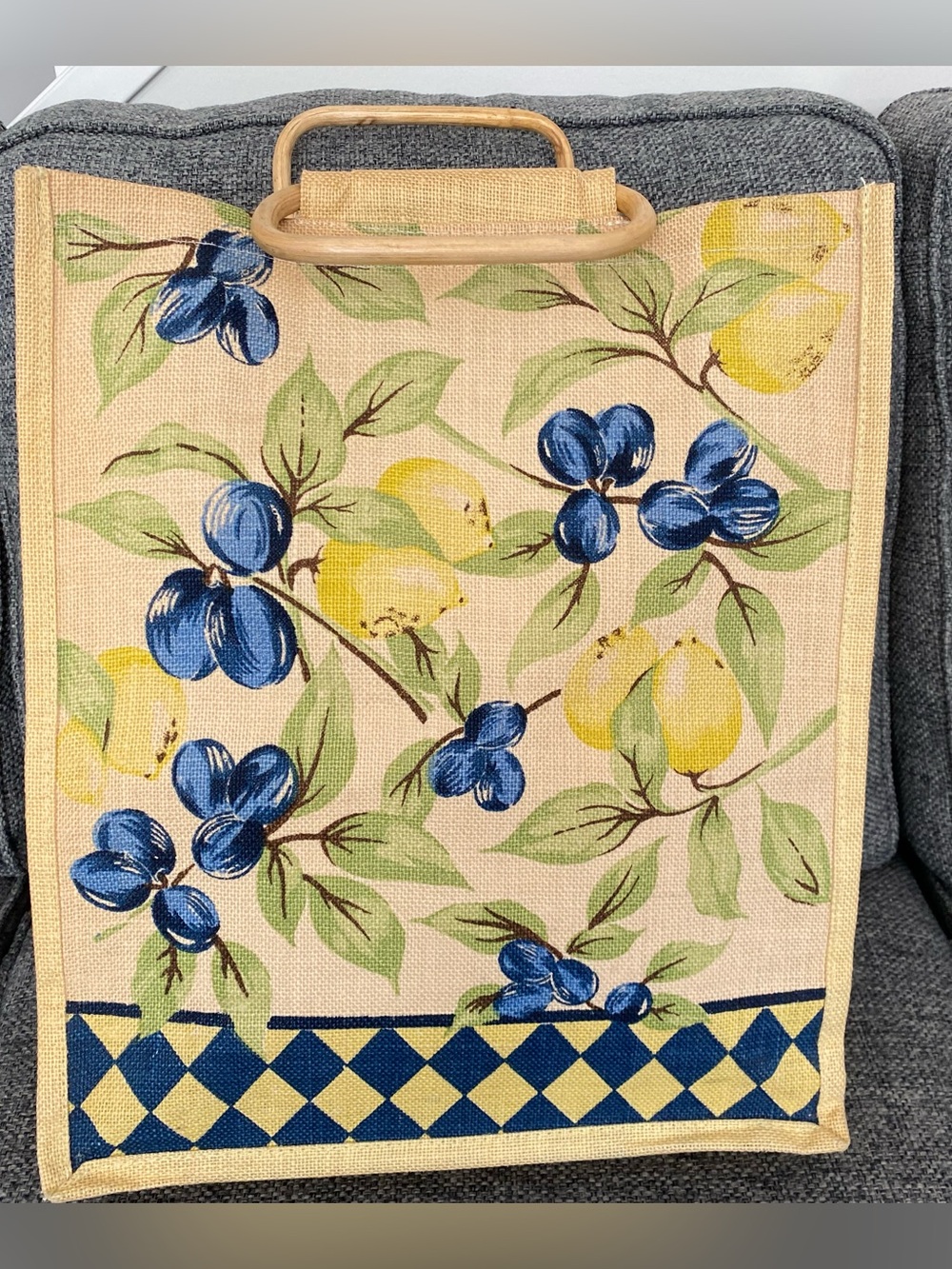 Vintage Royal Doulton Canvas Tote